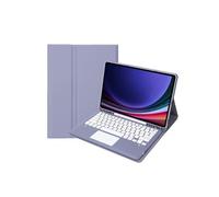 Clavier Bluetooth pour Samsung Galaxy Tab S10 Plus Ultra-Slim Folding Stand Flip Leather Cover with Touchpad and Stylus Slot-Violet