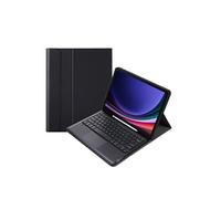 Clavier Bluetooth FOXDOCK pour Samsung Galaxy Tab S10 Plus Ultra-Slim Folding Stand Flip Leather Cover with Touchpad and Stylus Slot-Noir G