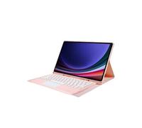 Clavier Bluetooth FOXDOCK pour Samsung Galaxy Tab S10 Ultra Ultra-Slim Folding Stand Flip Leather Cover with Touchpad and Stylus Slot-Rose G
