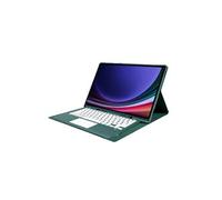 Clavier Bluetooth FOXDOCK pour Samsung Galaxy Tab S10 Ultra Ultra-Slim Folding Stand Flip Leather Cover with Touchpad and Stylus Slot-Vert foncé G