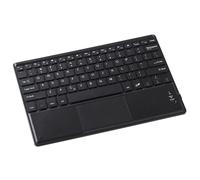 Clavier Bluetooth QWERTY sans fil Slim, 10 pouces, pavé tactile, pour Windows, Android et Mac