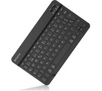 Clavier Bluetooth sans fil FINTIE Super Slim 10 pouces pour iPad/Tablette Android Samsung,Huawei,Lenovo - Noir
