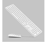 Clavier Bluetooth sans fil pour Mac OS - LEVYS - Disposition AZERTY - Touches ciseaux - Batterie rechargeable