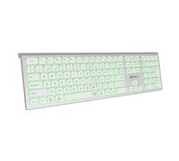 Clavier Bluetooth Subblim SUBKB-3MIE300 Blanc Argent Espagnol Qwerty