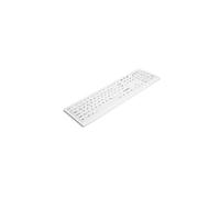 Active Key Clavier Cherry AK-C8100F-FUS-W/GE Sans fil USB QWERTZ Blanc
