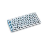Clavier CHERRY G84-4100 Compact USB + PS/2 AZERTY Gris, 83 Touches, Technologie ML (contacts or), Câble 1.75m, 282x132x26mm, 400g