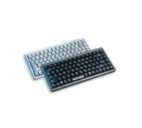 Clavier CHERRY G84-4100LCMBE-2 : 86 touches, Noir, Interface USB + PS/2, Câble 1.75m, Dimensions 282x132x27mm, Certifié c-tick/UL/VCCI/CE/FCC/VDE/BSMI