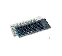 Clavier CHERRY G84-4400 USB QWERTY US 84 Touches, Trackball Intégré, Câble 1.75m, Noir, Dimensions 370x139x19.6mm, Durée de vie 20M Caractères