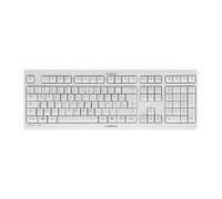 CHERRY Clavier filaire KC 1000 – QWERTY espagnol, Plug & Play USB, design plat, blanc grisé