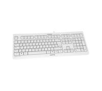 Clavier CHERRY KC 1000 - Filaire - AZERTY - LPK - Connexion Plus & Play - Port USB - Blanc