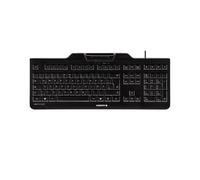 Clavier CHERRY KC 1000 SC - Noir - Lecteur de cartes intelligent - Technologie Cherry LPK
