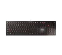 Clavier CHERRY KC 6000 Slim avec fil USB noir - commutateur à clé CHERRY SX