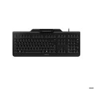CHERRY Clavier filaire SECURE BOARD 1.0 – Lecteur de cartes à puce, USB, Noir, AZERTY FR