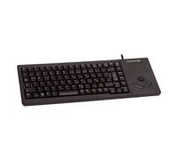 CHERRY XS G84-5400 TRACKBALL KEYBOARD Clavier filaire miniature, trackball, USB, noir, AZERTY - FR