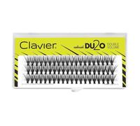 Clavier Cils artificiels en touffes Du2o Double Volume 20 cils dans une touffe Différentes longueurs de 8 à 14mm Ultra Volume pour un look parfait 12mm