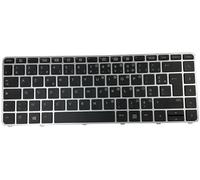 Clavier Clavier original compatible avec HP EliteBook Folio 1040 G3 - Layout Français AZERTY - Couleur Gris Argent - Partie Number 818252-051 - Rétroéclairé