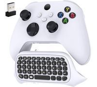 Clavier Contrôleur Compatible Avec Xbox Series X/S/Xbox One/One S, Clavier Chat Sans Fil Bluetooth Avec Récepteur Usb, Haut-Parleur Intégré Et Prise Audio 3,5 Mm Pour Series X/S/Xbox One/S Clavier