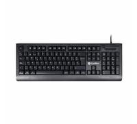 Clavier CoolBox COO-TEC04DNI Noir Espagnol Qwerty