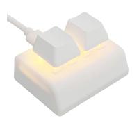 Clavier Copier et Coller à 2 touches - Clavier Macro Mécanique | Clavier de jeu mécanique à une main avec commutateur Cherry et câble USB, clavier de raccourci pour une productivité améliorée, saisie