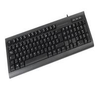 DACOMEX Clavier K460-U avec hub USB noir