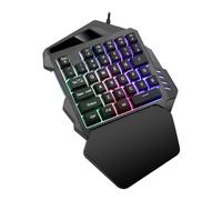 Clavier de bureau filaire de haute qualité, sans pilote, résistant à l'usure, à une main, pour clavier de PS4 et PC