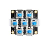 Clavier de contrôle 7 boutons RGB éclairage bleu interrupteur for imprimante 3D 2.4(HBB V1.0)