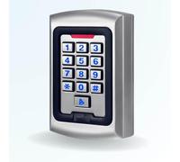 Clavier de contrôle d'accès à Codes et Badges RFID, Étanche IP68, 12-24V DC, Autonome, 2 000 utilisateurs - S5