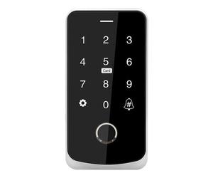Clavier de Contrôle D'Accès Tuya APP Télécommande RFID IC M1 Carte Clavier D'Accès par Empreinte Digitale TF9-Tuya Argent