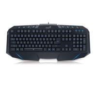 Clavier de gaming GENIUS KB-G265 - Filaire - Rétroéclairé Bleu - Concentrateur USB 2 ports
