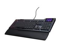 Turtle Beach Command Series KB5 Clavier Gaming mécanique Taille Standard avec écran Tactile 2,4”, Touches Titan discrètes, Interrogation 8K et Capuchons de Touches PBT Double Frappe - (FR AZERTY)