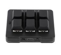 Clavier de Jeu à 6 Touches, Filaire USB 2,4 G, Programmation Macro RVB, Mini Clavier de Jeu Mécanique Portable à une Main, pour et