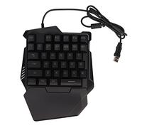 Clavier de Jeu à Une Main USB Clavier à Main Un Clavier à Main Ergonomique Silencieux 35 Touches Clavier Keyboard Mini Clavier de Jeu Sept Rétro coloré RVB