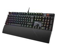 Clavier de Jeu ASUS ROG Strix Scope II RX IP57 Mousse amortissante Commutateurs optiques Rouges pré-lubrifiés ROG RX, Touches PBT, Commande Multifonction, Touches de Fonction