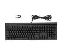Clavier de jeu, clavier de jeu mécanique 108 touches RVB MK7 clavier d'ordinateur filaire avec N-Key Rollover, 15 types de lumière mixte colorée, pour ordinateur, bureau, avec un repose-main small