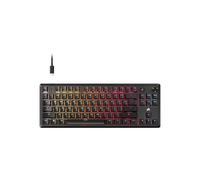 Clavier de jeu - Corsair - CH-911911E-ES - Azerty - Ambidextre - Fonctionnalités de jeu - Câble USB - 36.6x13.5x3.94 cm