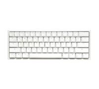 Ducky Clavier mécanique One 2 Pro 60% : Amortissement mécanique de Charlatan, commutateurs Rouges Kailh Box, Touches Doubles Hot en PBT Haute densité, RVB, US, Blanc