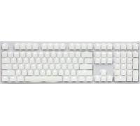 Clavier de jeu Ducky One 2 White Edition PBT, MX-Red, LED blanche