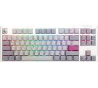 Clavier de jeu Ducky One 3 Mist Grey TKL, LED RGB - MX-Red