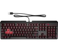 Clavier de jeu encodeur OMEN LED Noir/Rouge, commutateurs mécaniques CHERRY MX R