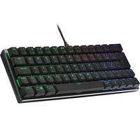 Clavier De Jeu Filaire ¿ Disposition Informatique Compacte 60%, Commutateurs Mécaniques À Faible Profil, Rétroéclairage Rvb À Bouton, Commandes À Vol, Compatible Macos/Windows ¿ Space