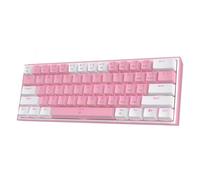 Clavier de Jeu Filaire RGB, 61 Touches, Compatible avec Redragon K617 Fizz 60%, Clavier mécanique Compact, échange à Chaud, Interrupteur Rouge(145mm Colorful)