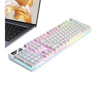 Clavier de jeu filaire RGB - Clavier de jeu filaire, clavier de jeu avancé avec commandes de précision et saisie confortable | Éclairage personnalisable Technologie anti-ghosting Costruz