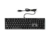 Clavier de jeu filaire | USB Type-A | Touches mécaniques | LED | QWERTY | US Layout | Alimentation USB | Longueur du câble d'alimentation : 1.50 m | Gaming