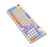Clavier de jeu Generic 94 touches rétroéclairé mécanique filaire tricolore, compact, 38,1 x 15,2 x 3,3 cm, USB, AZERTY, ambidextre