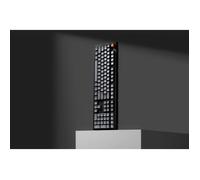 Keychron K10 Max Clavier mécanique sans Fil, 2,4 GHz/Bluetooth/USB-C, RGB, QMK/Via, Macros programmables, Hot-Swap, PBT Keycaps, pour Mac Windows, Super Red Switch