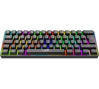 Clavier de jeu Lipa X23 Noir - Sans fil - Éclairage RGB - Clavier de jeu