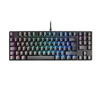 MARS GAMING MKREVO PRO - Clavier - TKL - backlit - USB - QWERTY - Espagnol - commutateur : interrupteur bleu - noir