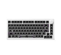 Clavier de Jeu mécanique à 75% ou Barebone Dit, Support de Joint, 3 ou 5 Broches, échange à Chaud, boîtier en Aluminium RVB, Compatible avec et M1 V3(Tri Modes White)