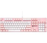 Clavier De Jeu Mécanique Filaire - Rétroéclairage Led Rose Et Blanc - 104 Touches - Disposition Américaine - Avec Interrupteur Amovible - Marron[CLA670426]