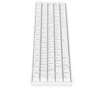 Clavier de Jeu Mécanique sans Fil, 68 Touches RVB Rétroéclairé Clavier Ultra-Compact Remplaçable à Chaud pour Windows/OS X, Prise en Charge 2.4G/BT 3.0/5.0/USB C (Interrupteur à action linéaire)